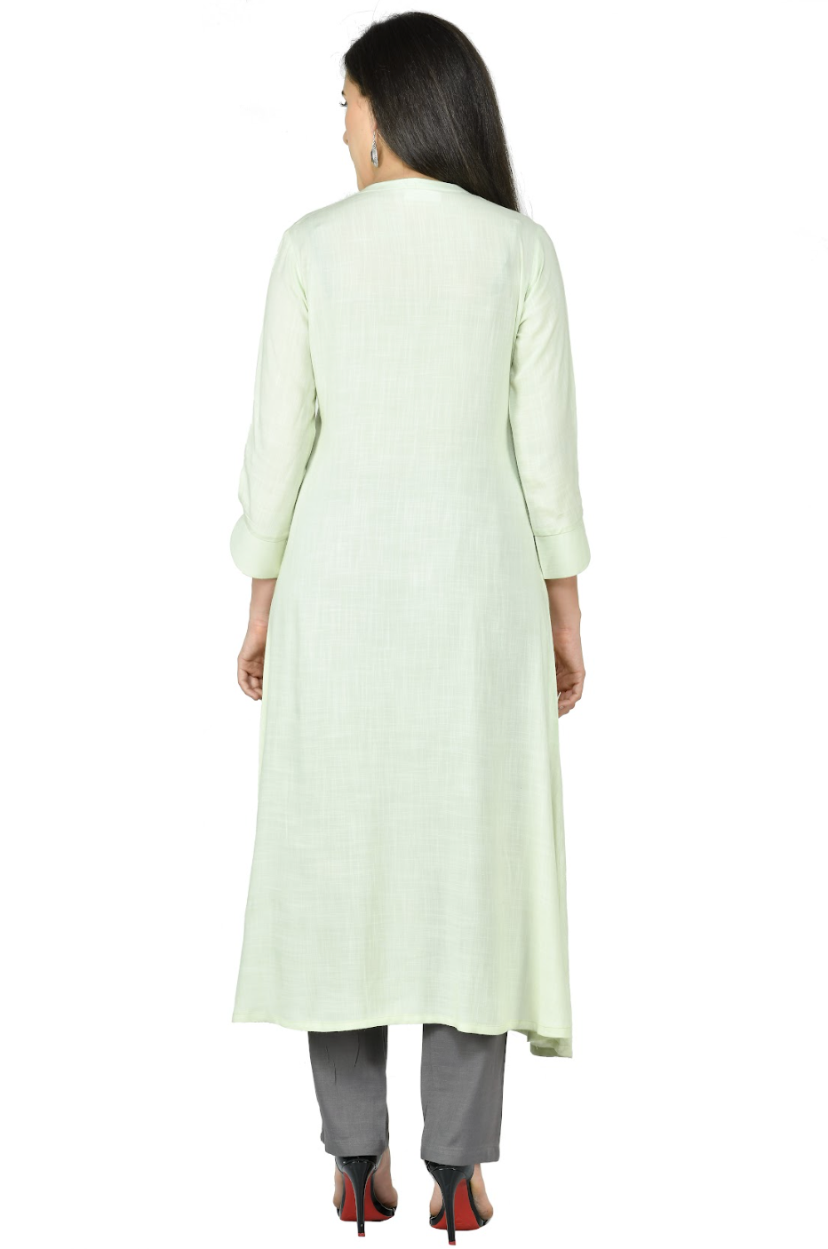 Hand-Enhanced Resham Tunic with Silk Pants