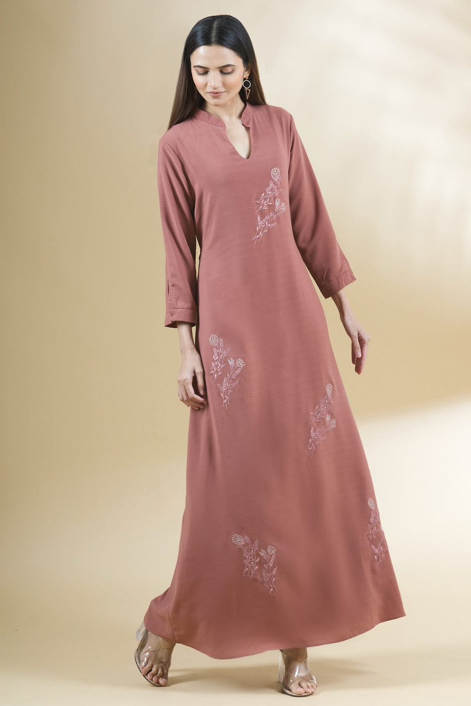 Hand-Enhanced Resham Tunic