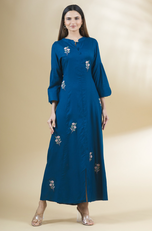 Hand-Enhanced Resham Tunic