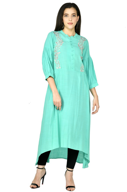 Hand-Enhanced Resham Tunic